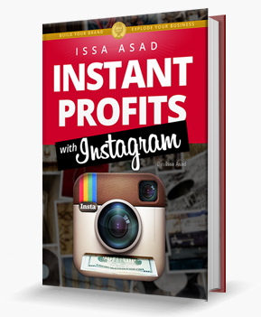 Issa Asad Instant profits with Instagram book cover